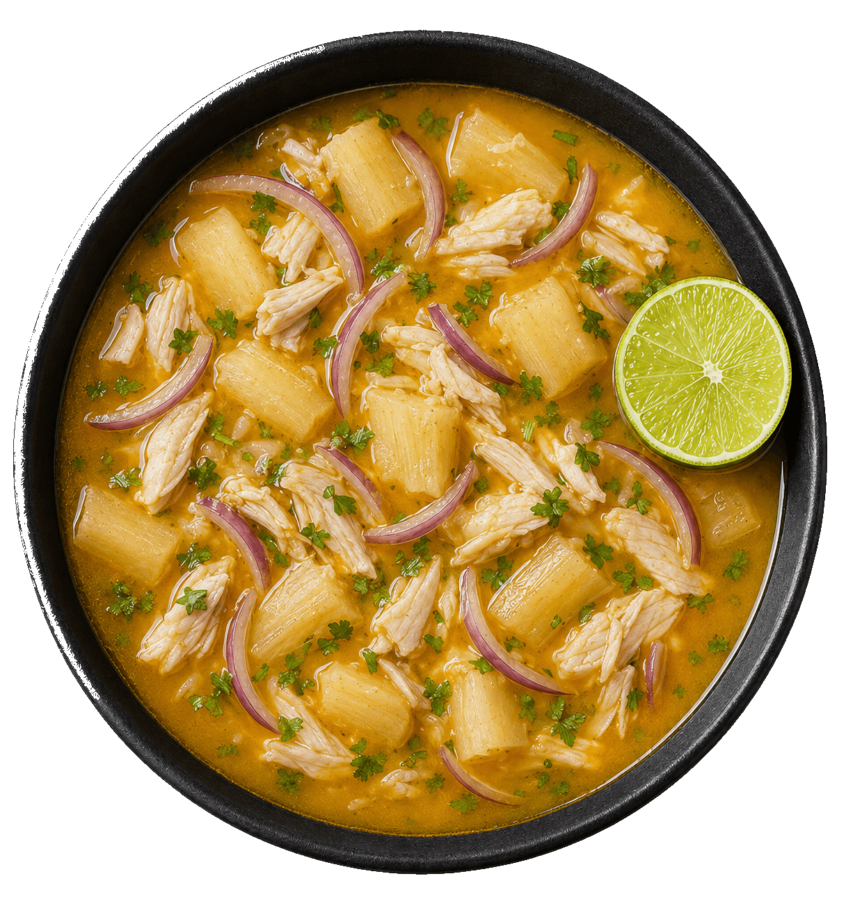 Encebollado de pescado